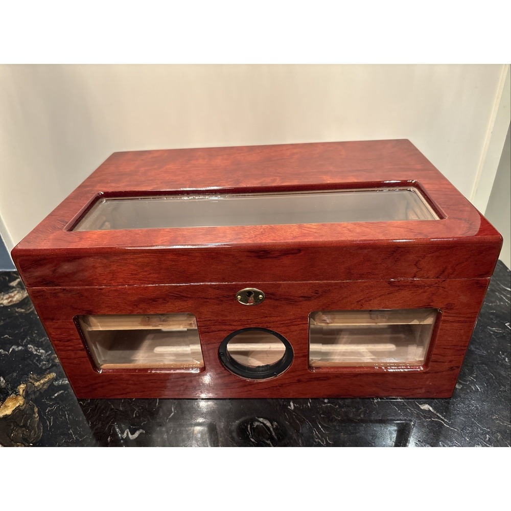Valencia Cherrywood 120 Count Humidor - Read